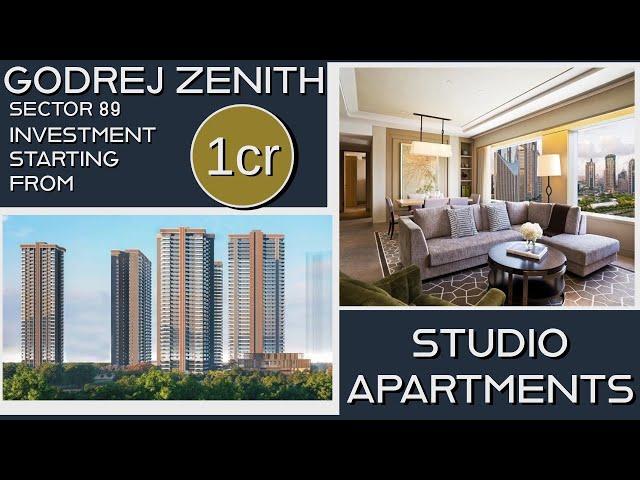 Investment opportunity in Studio Apartments | Godrej Zenith Sector 89 | ️9911977757