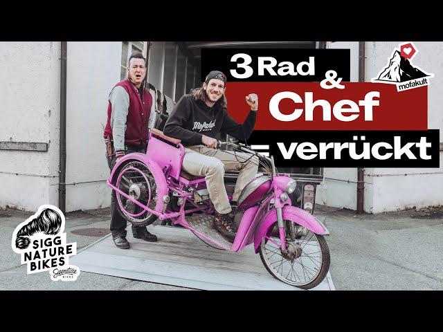 ACHTUNG LUSTIG | mofakult Chef restauriert 3-Rad Puch mit Sigg