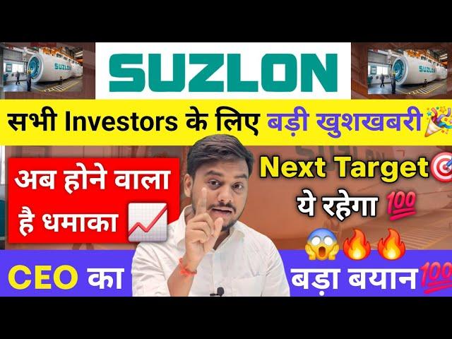 Suzlon Energy Latest News | Suzlon Energy Latest News Today | Suzlon Energy Stock Analysis #suzlon