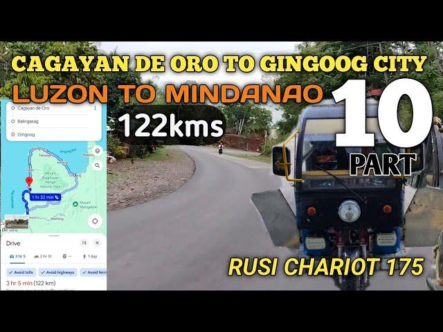 LUZON TO MINDANAO PART 10| CAGAYAN DE ORO TO GINGOOG CITY | 122KMS #viralvideo