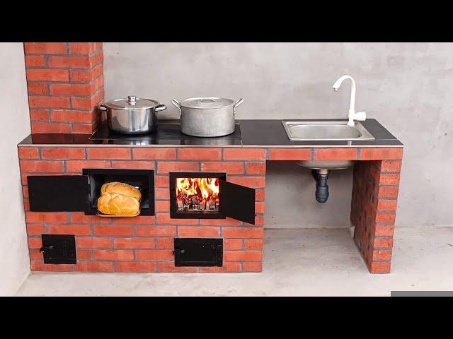 How to make a multi functional wood stove for a beautiful kitchen