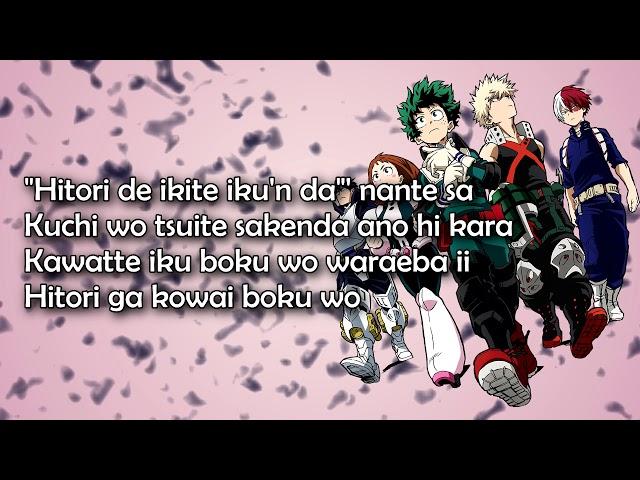 Boku no Hero Academia Season 2 OP 1   Peace Sign