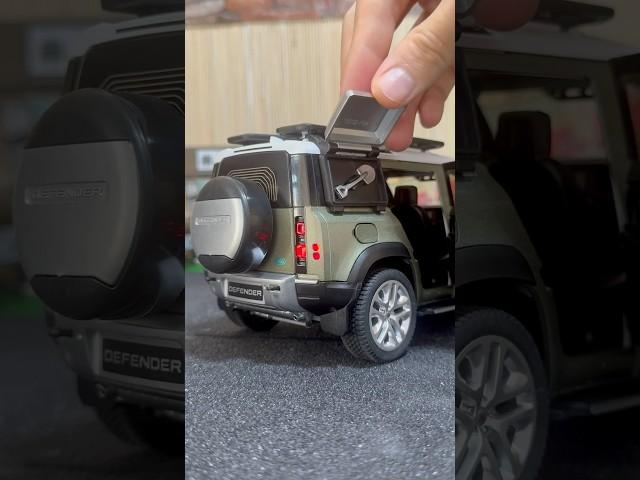 Land Rover Defender Diecast Model Car - An off-road vehicle packed with features #car #cars #diecast