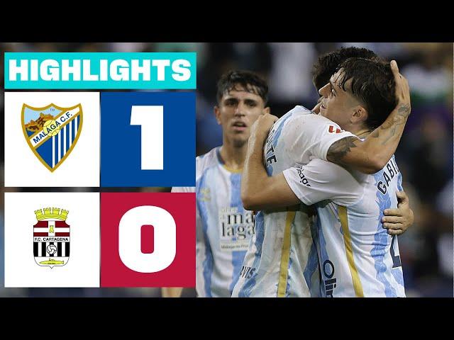 MÁLAGA CF 1 - 0 FC CARTAGENA I HIGHLIGHTS LALIGA HYPERMOTION