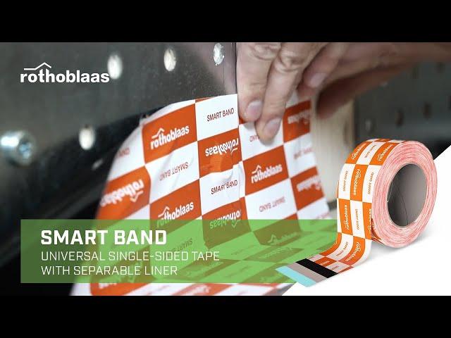 Universal single-sided tape with separable liner - SMART BAND - Rothoblaas