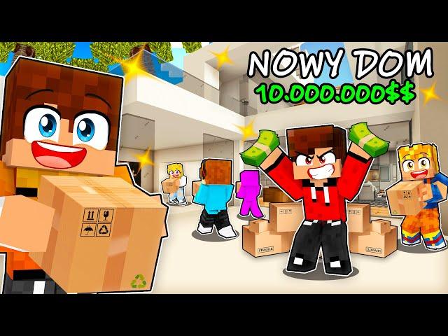 KUPUJEMY NOWY DOM ZA 10.000.000 $ w Minecraft!