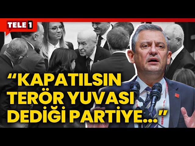 Özgür Özel'den Bahçeli'ye DEM Partililerle el sıkışma göndermesi: Bize 'demleniyor' diyenler...