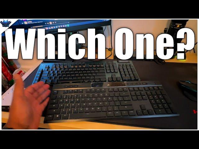 BEST High End Wireless Keyboard: Logitech G915 versus Corsair K100 Air (2023)