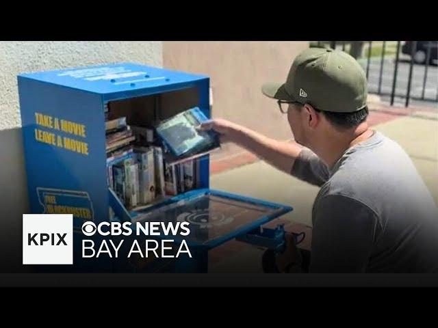 North Bay store owners resurrect spirit of Blockbuster with sidewalk movie library