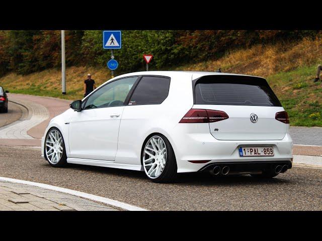 Volkswagen Tuner cars leaving a Carshow #1