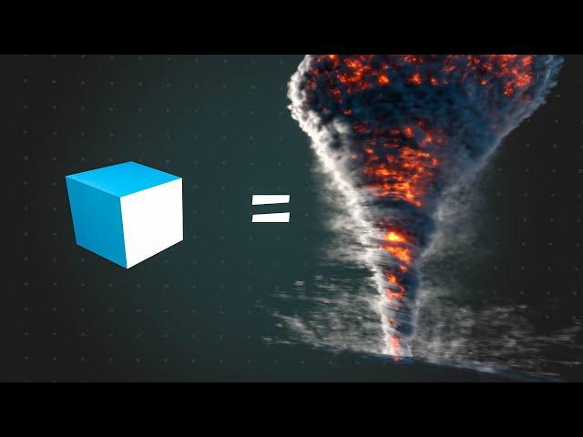 How to Create a 3D Fire Tornado! (Blender Tutorial)