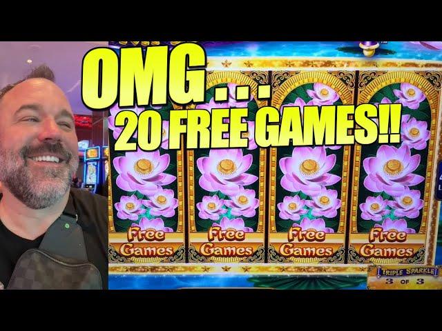 WOW 20 FREE GAMES on This Sparkly Slot Machine