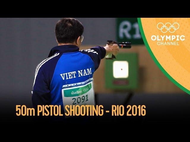 Shooting: Men's 50m Pistol Qual and Final | Rio 2016 Replays