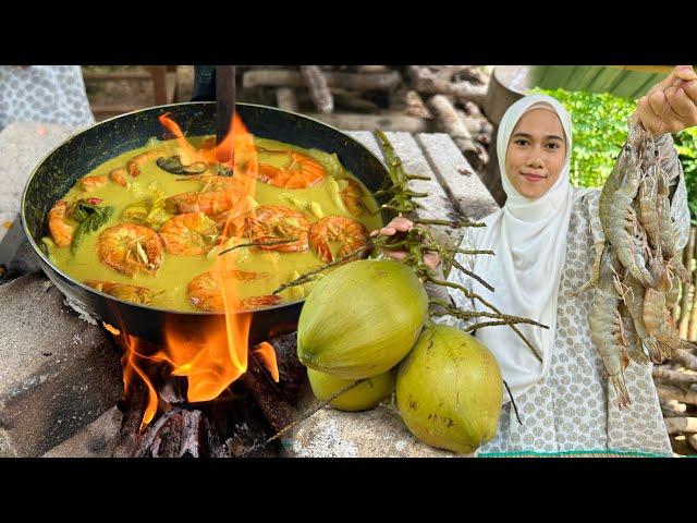 SEDAP RUPANYA KELAPA DAN UDANG MASAK MACAM NI 