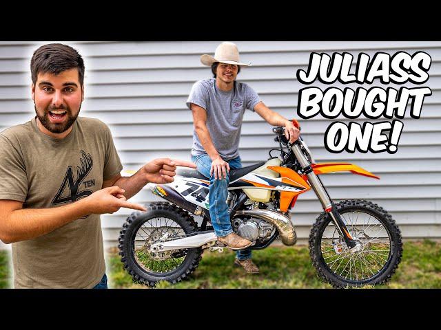 HE FINALLY BOUGHT A DIRT BIKE!