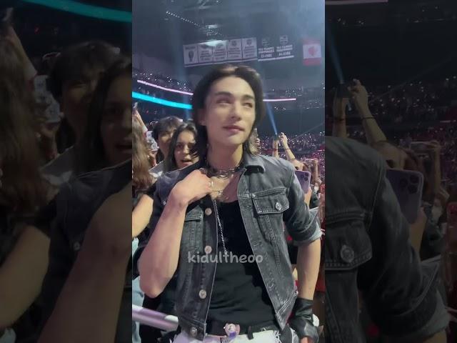 HYUNJIN WAS INSANE FOR THIS I WILL NEVER RECOVER #straykids #skz #kconla2023 #kcon #스트레이 키즈 #hyunjin