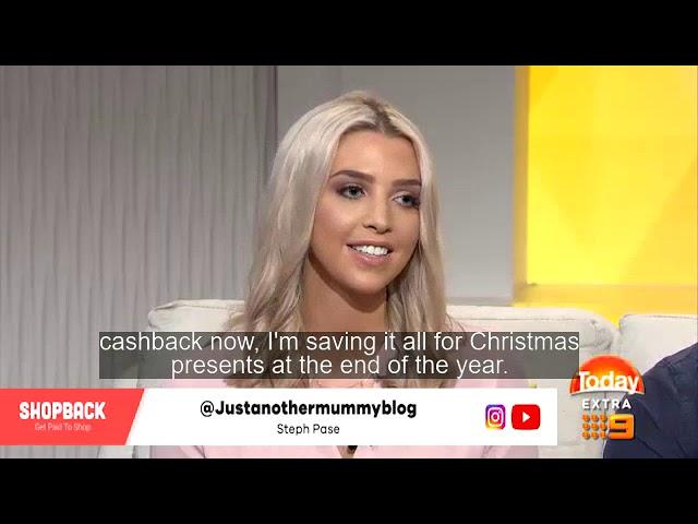 ShopBack on Today Extra with Steph Pase