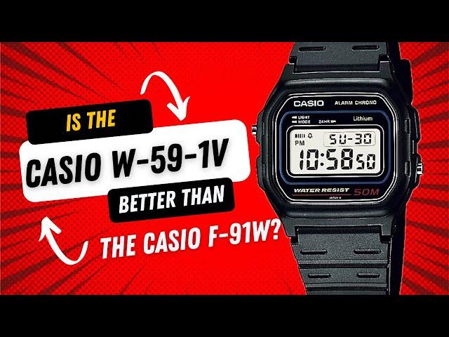 The Casio W-59-1V: F-91W killer? #w59 #W591v