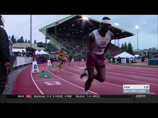 Rai Benjamin 400mh - (NCAA Record) 2018 NCAA Outdoor Championships