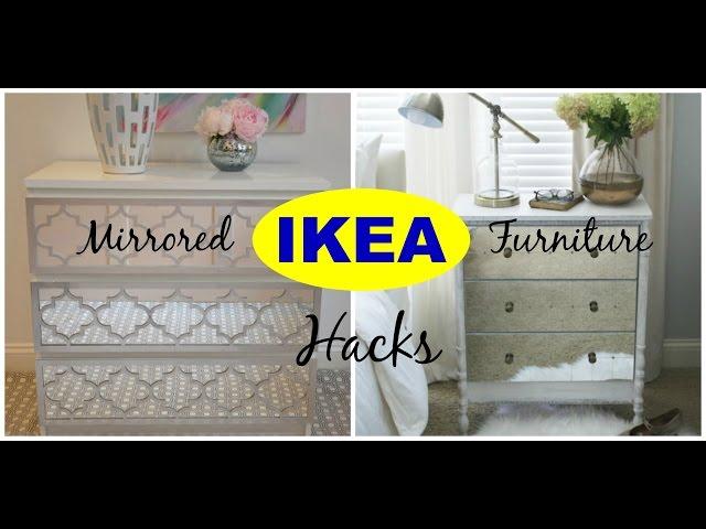 DIY IKEA Hacks | Mirrored Furniture: Ideas & Inspiration