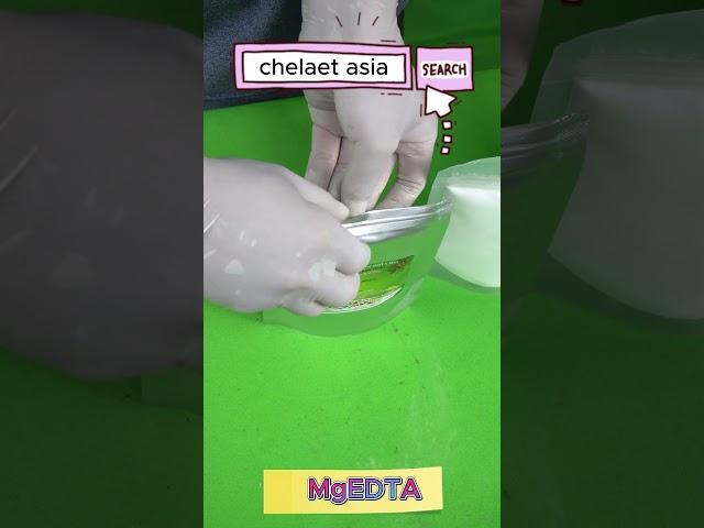 Giới thiệu về Magie Chelate (Mg-EDTA-6) tan hoàn toàn trong nước #chelateasia #chelatevietnam