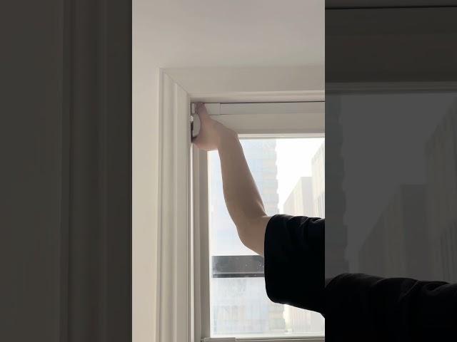 No-drill honeycomb shades!Easy to install