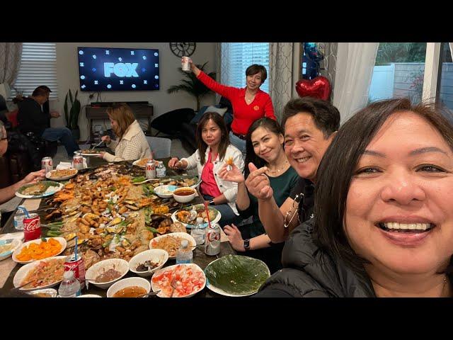 Boodle fight Birthday celebration  sa America