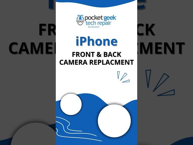Pocket Geek Tech Repair Perth iPhone Front & Back Camera Replacement