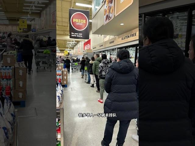 太疯狂！大批多伦多华人抢购特价排骨，排队1小时也难买！