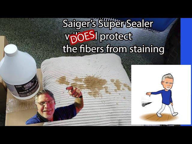 How to protect fabric from stain |Coffee Stain Protection |Saiger's|Upholstery, Carpet, Tile & Grout