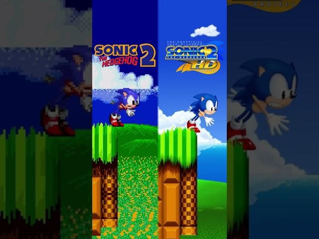 Balancing Animation Sonic 2 vs 2 HD #shorts #sonic