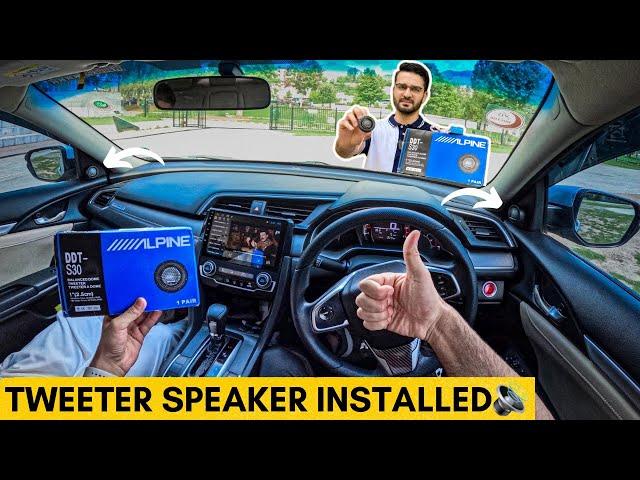 HOW TO INSTALL TWEETERS IN HONDA CIVIC 2018 | BEST TWEETERS FOR HONDA CIVIC 2018 #carsoundsystem