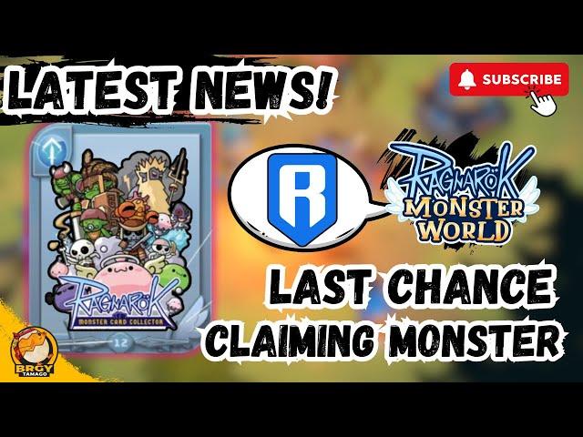 Ragnarok Monster World | Ragmon Claiming ng Monsta Infinite June 19, 2024