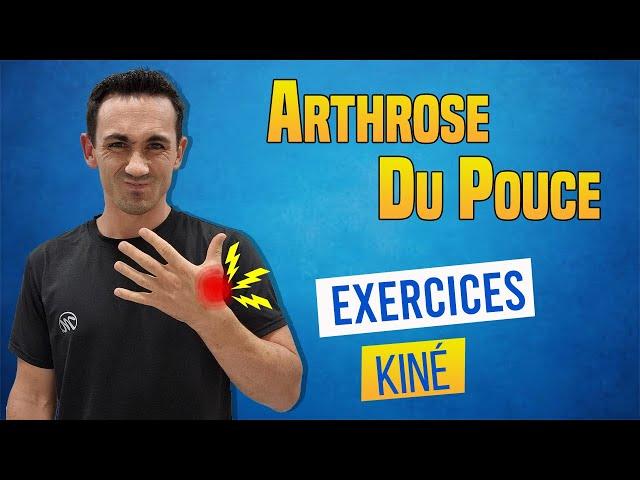 Soulager les douleurs d'arthrose du pouce : Exercices kiné