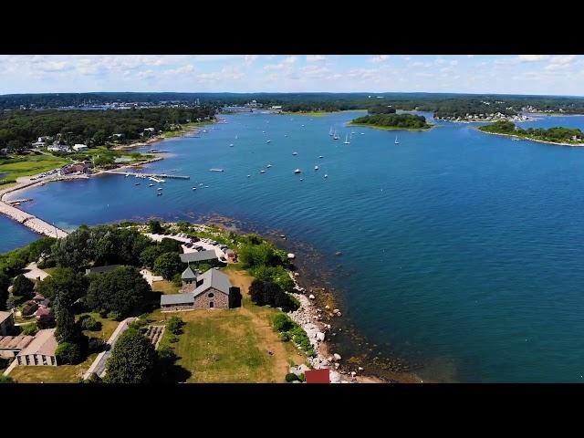 Enders Island , Connecticut.(Drone 4k)