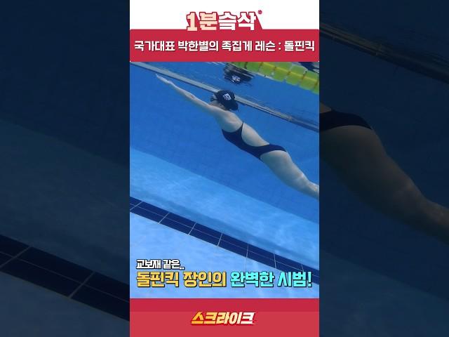 물을 느껴야 한다!? 수영 국가대표가 알려주는 돌핀킥 꿀팁!