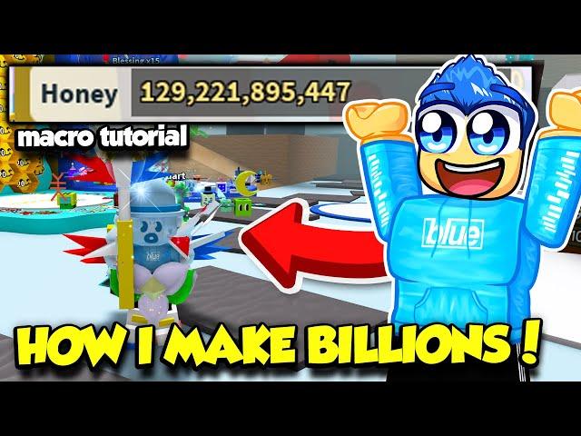 How I Make BILLIONS OF HONEY WHILE SLEEPING In Bee Swarm Simulator! (natro macro)