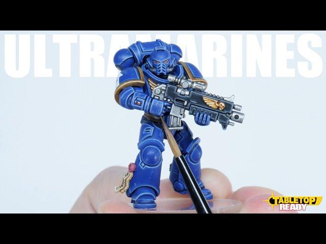 How to Paint a Warhammer 40,000 Space Marine as an Ultramarine and Highlight like Eavy' Metal