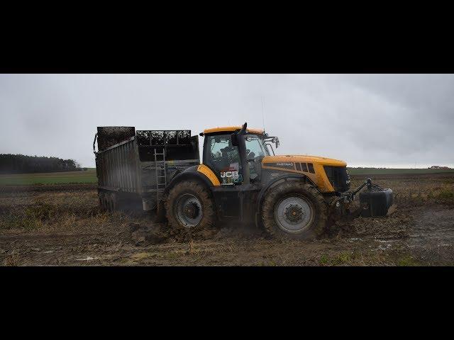 [Nikon] Extreme manure spreading and ploughing | Třemošenská a.s. | JCB,John Deere,Fendt, ..