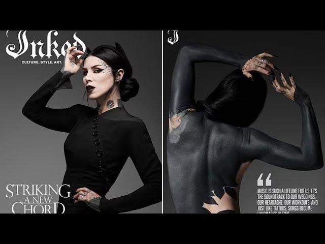 "Kat Von D's All-Black Tattoo Reveal"