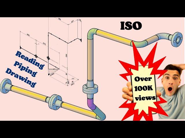 How to read piping isometric drawing. Pipe fitter training. Piping Engineering. Reading pipe drawing