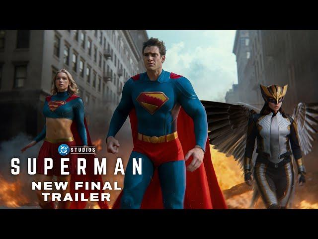 SUPERMAN – New Final Trailer (2025) James Gunn, David Corenswet (4K)