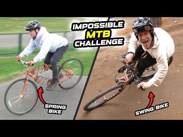 SWING BIKE vs SPRING BIKE - THE IMPOSSIBLE MTB CHALLENGE!