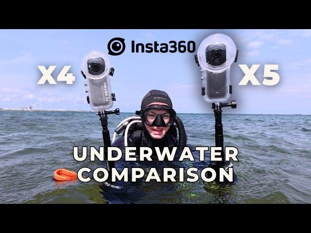 We Tested the Insta360 X5 vs X4 underwater and WOW!