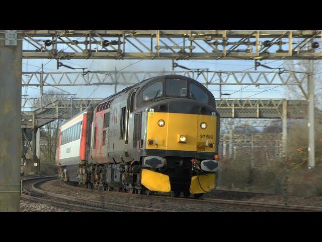 Stafford Freight & Railtours , Class 37, 40, 43, 45, 66, 68, 70, 88, 90 ...14-12-24