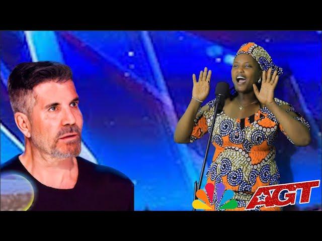 Mama Africa Makes Simon Cowell CRY With Incredible Orginal Song- VERY EMOTIONAL - DON'T WATCH If...