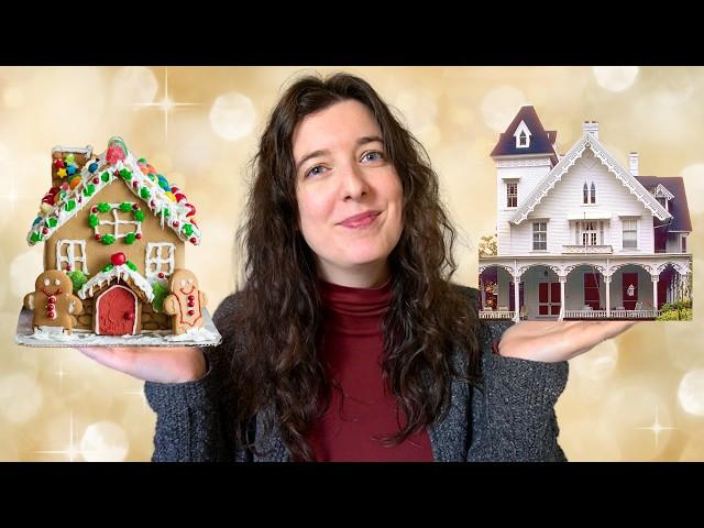 The gingerbread houses you can't eat