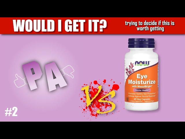 Researching New Supplements #2 - Eye Moisturizer with MaquiBright by NOW Foods