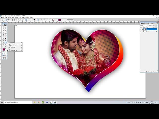 3d heart shape in photoshop 7.0