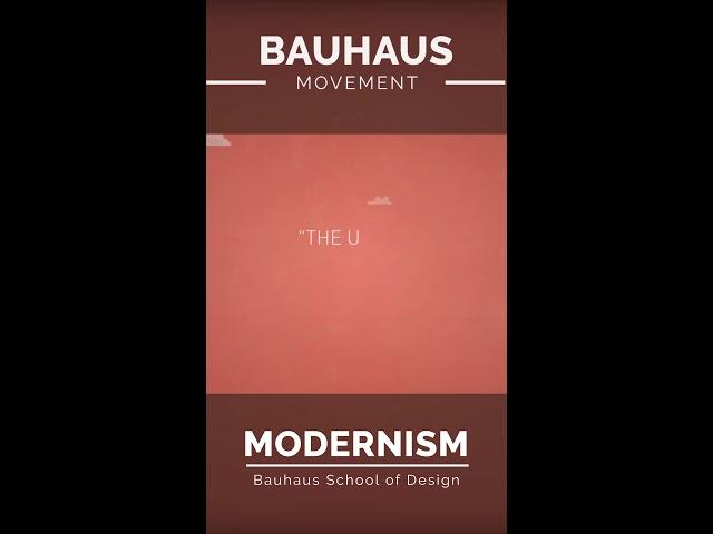 Bauhaus Movement